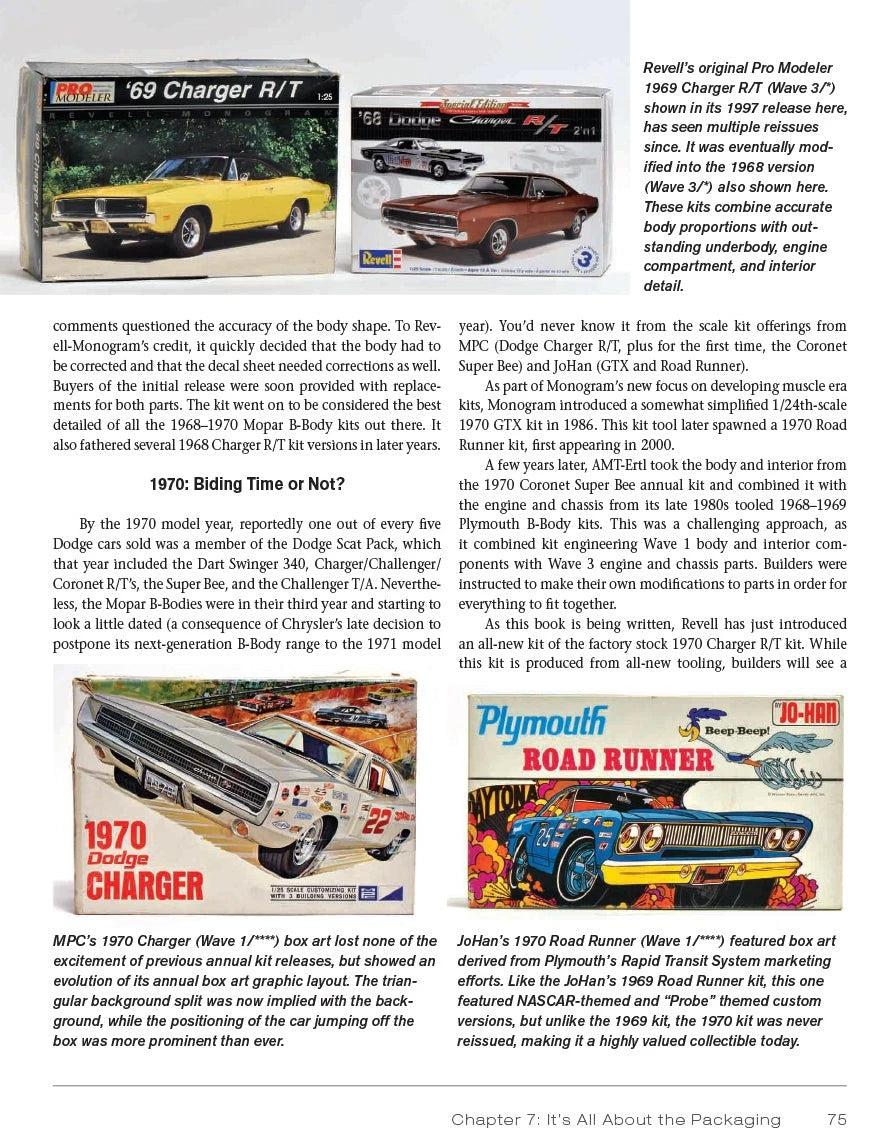 Muscle Car Model Kits Collecting Book for GTO, Corvette, Mustang (Plastic)