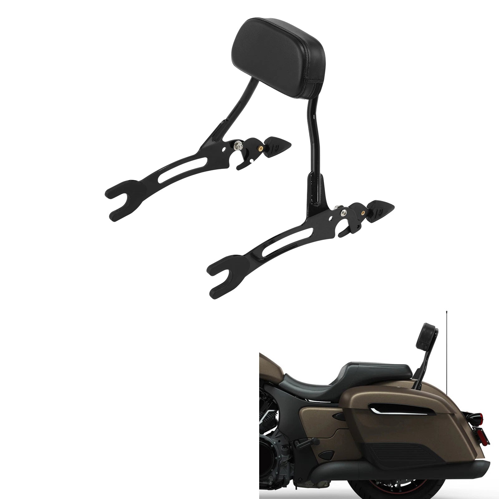 Sissy Bar Backrest Pad for Indian Chieftain (2014–2024)