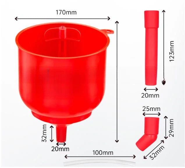 Coolant Funnel Kit for Mess Free Refill (Universal)