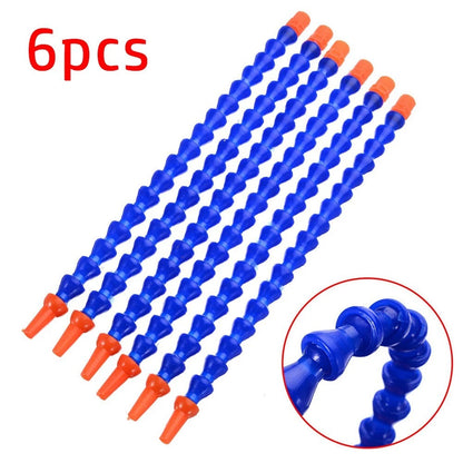 6X Flexible Coolant Pipe Round Nozzle 300mm for Lathe