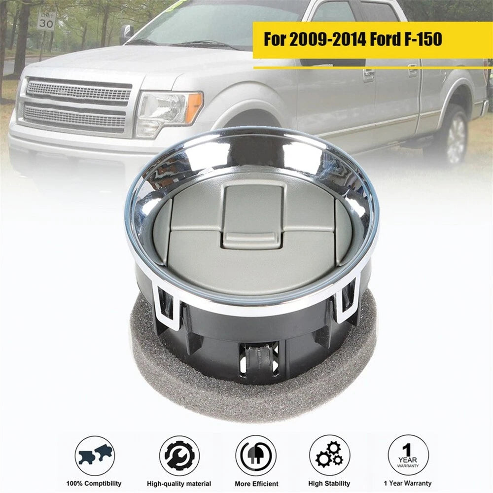 Dashboard Heater Air AC Duct Vent Chrome for Ford F-150 (2009–2014) 9L3Z19893CA