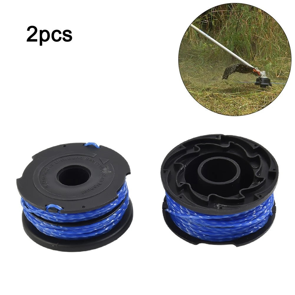 2 Pack Spool & Line for Black & Decker Trimmer (GL652, GL653, GL65)