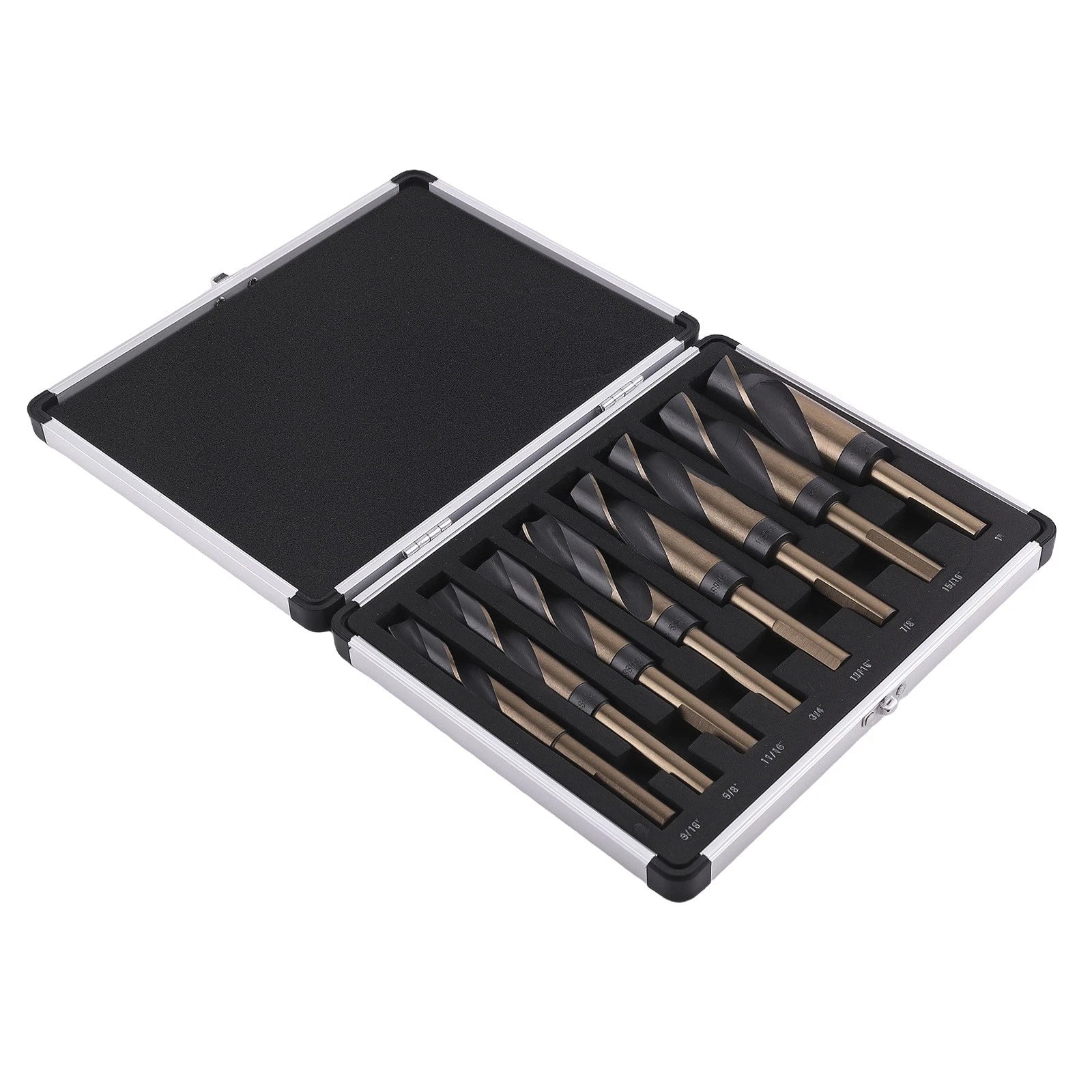 8 PCS HSS Wood Drill Bits Set for Professional Use (16" to 1")