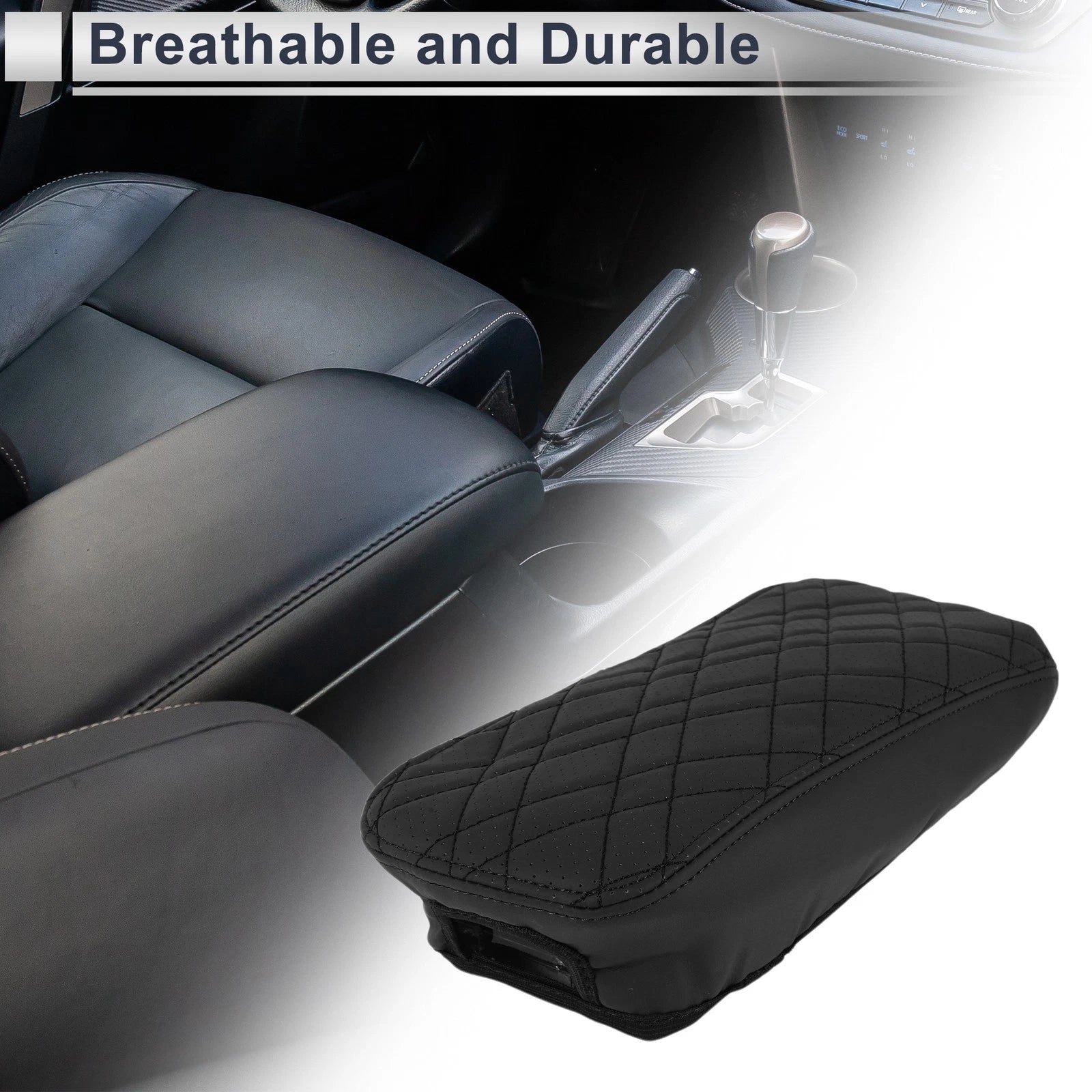 Car Center Console Cover for BMW 2 Series (2014–2019) Black 1 Piece