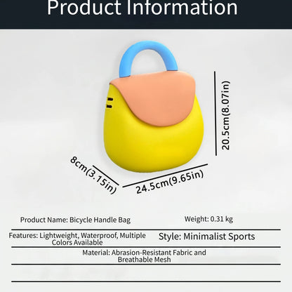 Folding Bike Pouch for Waterproof Storage (2L Capacity)