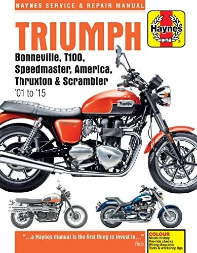 Haynes Manual for Triumph Bonneville, T100, Speedmaster, Thruxton (2001–2015)