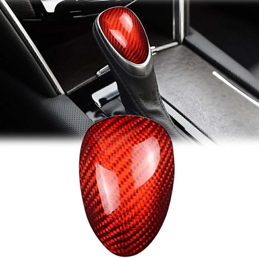 Carbon Fiber Gear Shift Knob Cover Trim for Cadillac ATS (2013–2019)
