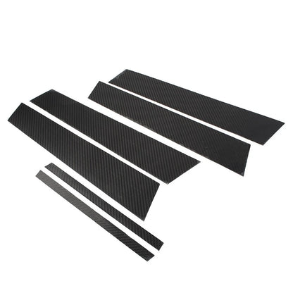 6x B Pillar Post Cover Trim for Alfa Romeo Giulia (2017–2021)