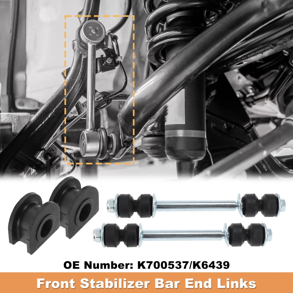 Front Stabilizer Sway Bar Link Kit for Chevrolet Express 1500 2500 3500 (2003–2017)