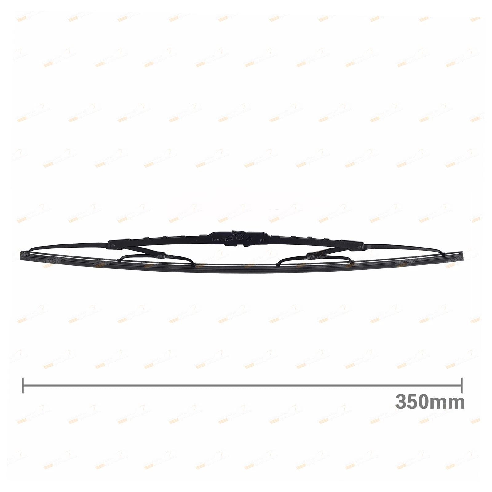 Front Pair Bosch Eco Wiper Blades for Mazda 2 DE (2007–2014)