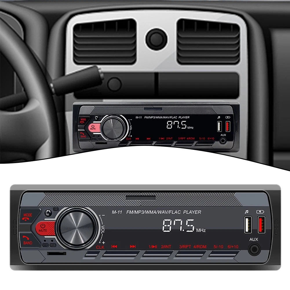 12V Car MP3 Player with AUX Functionality for Compact Design