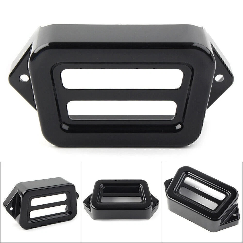 Black Voltage Regulator Cover for Harley Road Glide Road King (1998–2008)