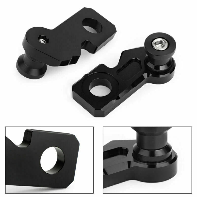 CNC Rear Swingarm Spool Slider Adapter for Honda CB650F (2017–2019) Black