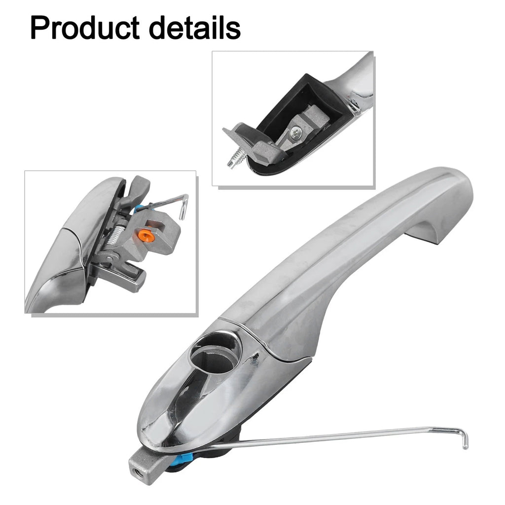Outer Chrome Handle Replacement for Fiat (RHD)