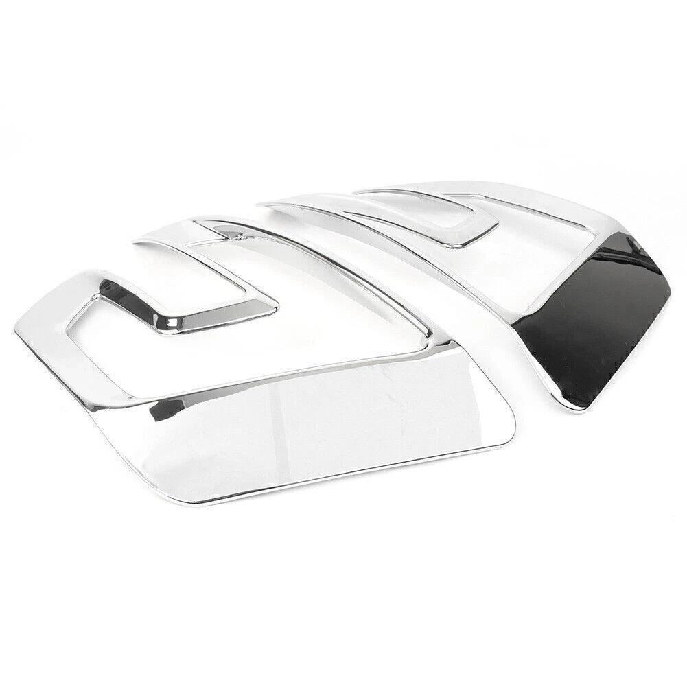 2X Front Fog Light Bezel Cover Trim Chrome for Ford Explorer Sport (2016–2017)
