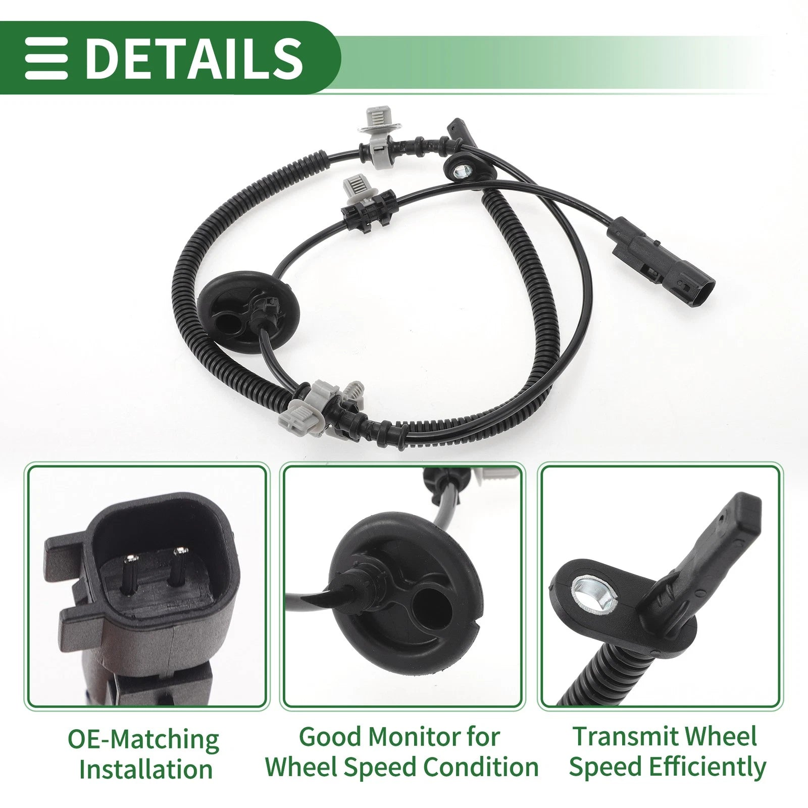 ABS Wheel Speed Sensor No. 85580668 for Cadillac XT6 (2020–2024) Front Right