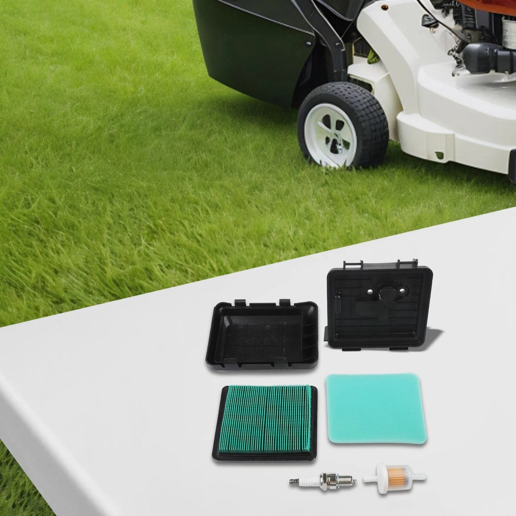 Air Filter Cover Kit & Fuel Filter for Lawn Mower (1 Set)