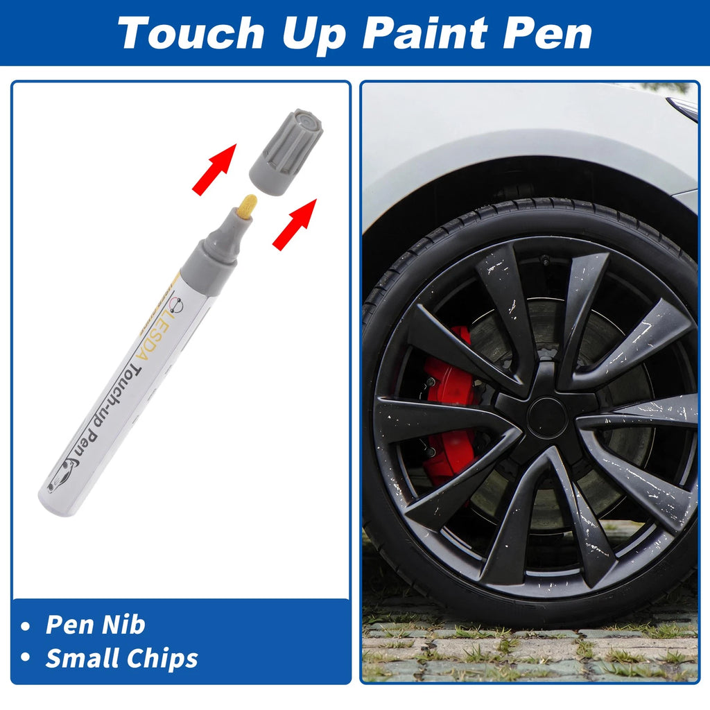Touch Up Paint Pen for Wheel Hub - Midnight Silver Tone (7 ml)