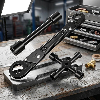 Carbon Steel Angle Stop Wrench Kit for Tight Spaces (Optimized Use)