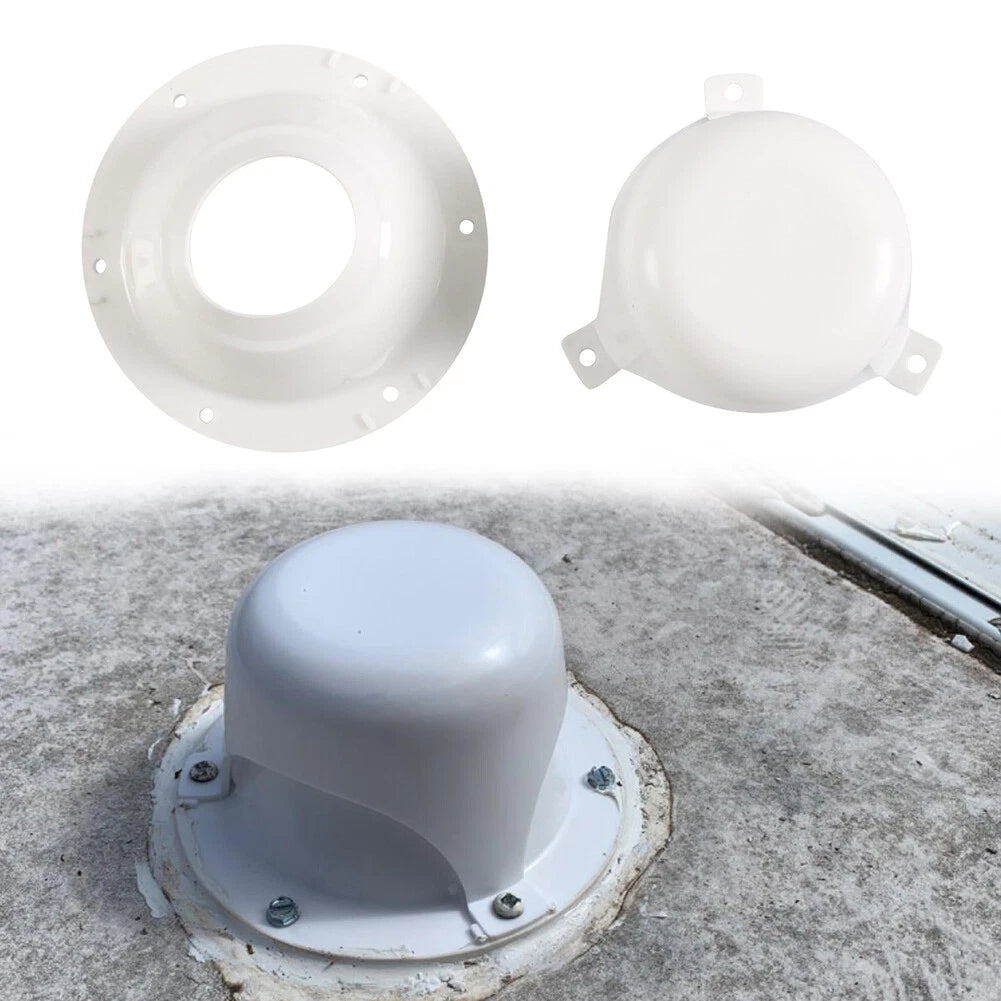 RV Plumbing Vent Cap for Trailer Camper (White Plastic)