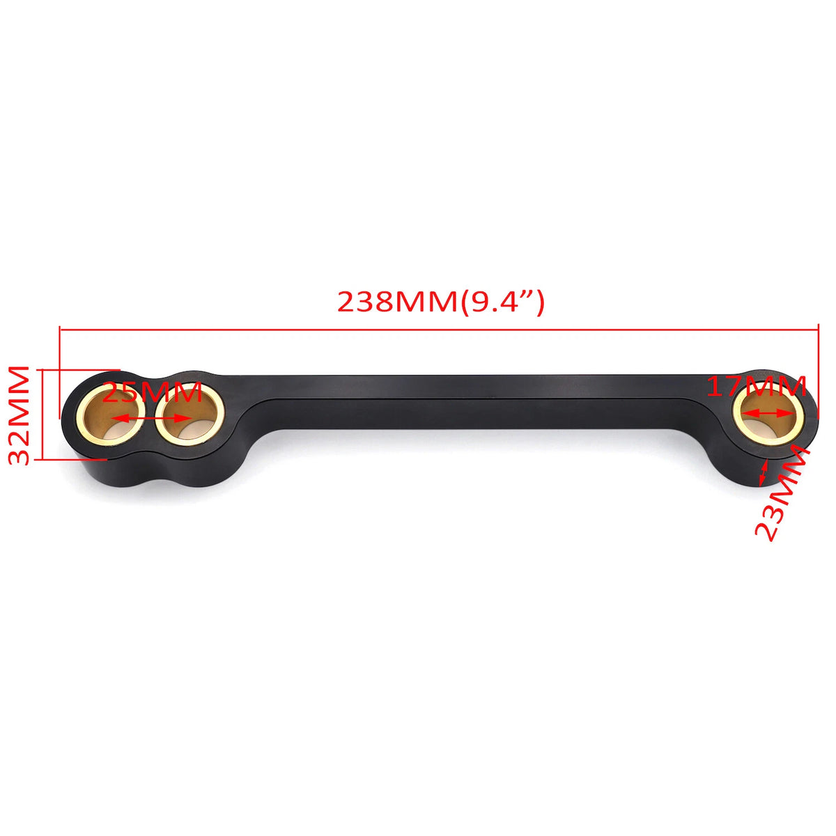 2" 4" Lowering Link for Yamaha YZF-R1 (1998–2003) YZF-R3 (1999–2005) Silver