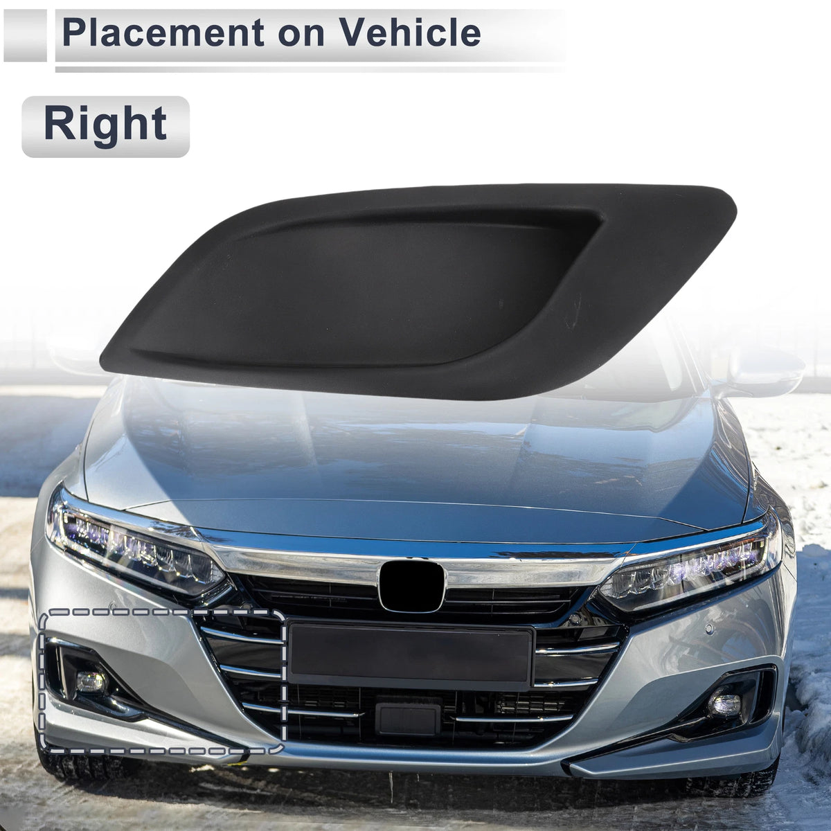 1 Pc Fog Light Grill for Ford Focus (2008–2010) No. 8M5119952BE