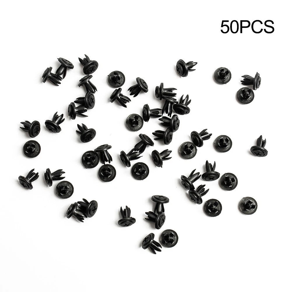 50 pcs Bumper Push Pin Clips for Car Trim (Universal)