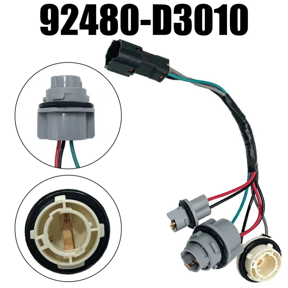 Tail Light Lamp Socket & Wire 92480-D3010 for Hyundai Tucson (2016–2018)
