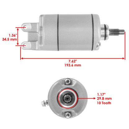 Starter Replacement for Honda ATC250ES Big Red ATC250SX (1987–1987)