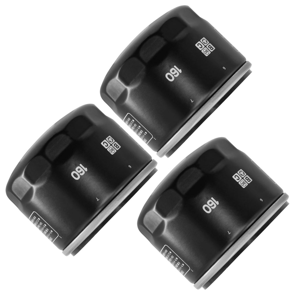 Oil Filter 3 Pack Replacement for BMW K1200R Sport R1200R 2005–2009