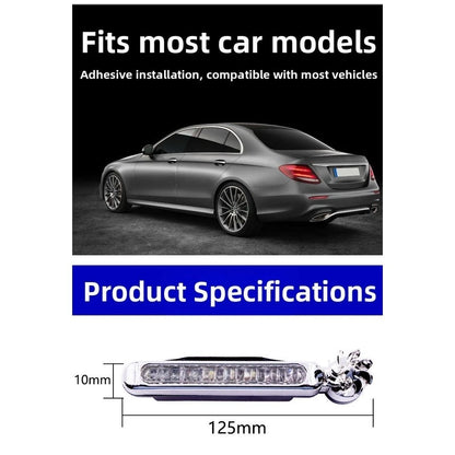 LED Wind Powered Daytime Running Lights for Cars Motorcycles with ABS Material