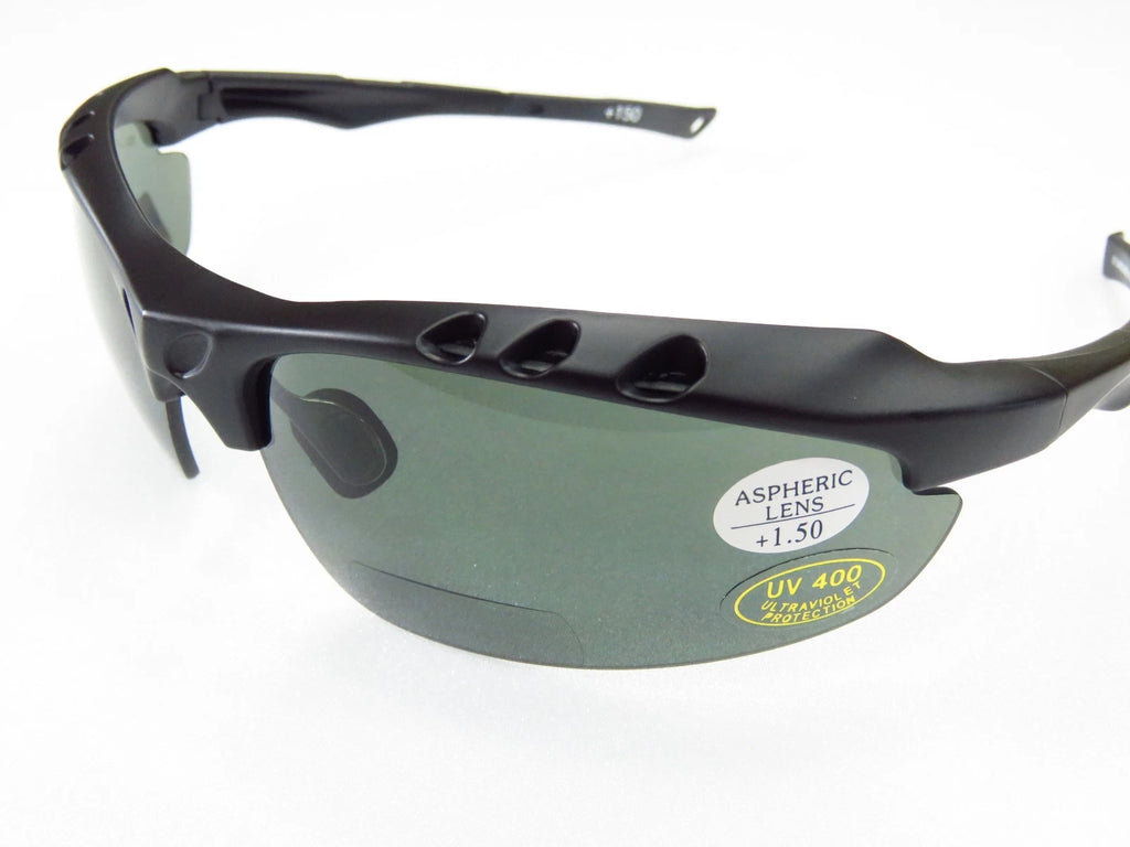 Polarized Bifocal Sunglasses with TR90 Frame +1.5 Magnification