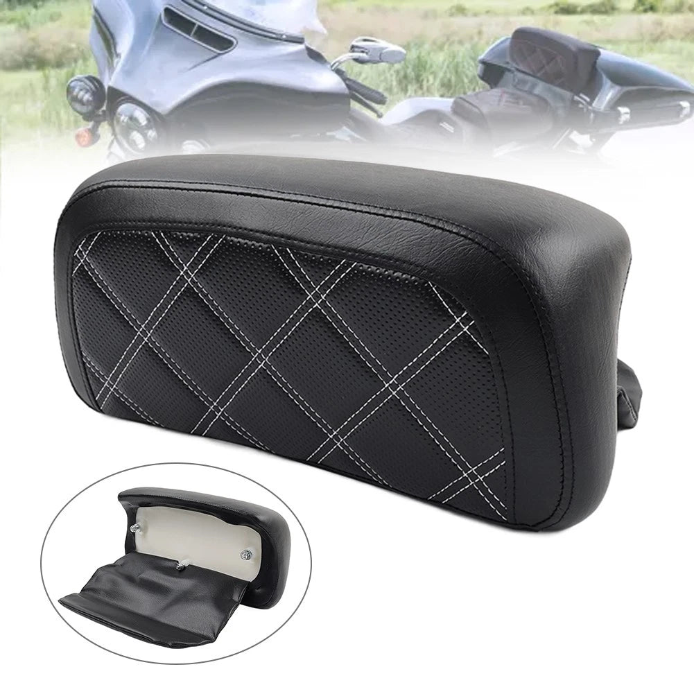 PU Leather Trunk Backrest Pad for Harley Street Road Glide CVO (2014–2023)