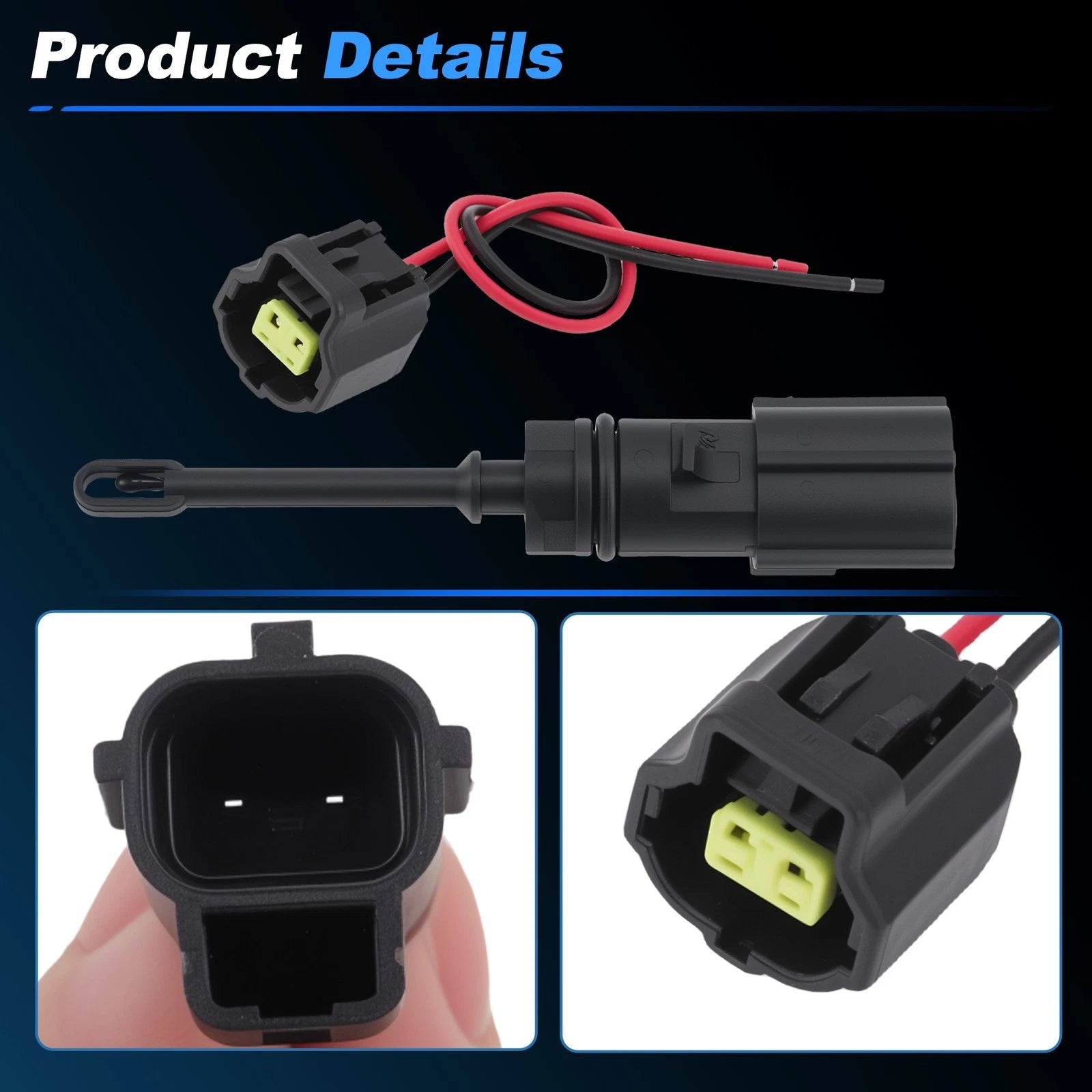 Air Intake Charge Temperature Sensor with Connector for Dodge Durango (2004–2009) 5149279AC