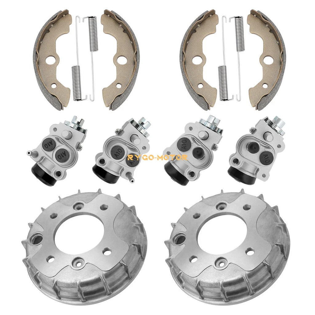 Front Brake Drum Wheel Cylinder Shoe Kit for Honda Rancher 350 (2000–2006)