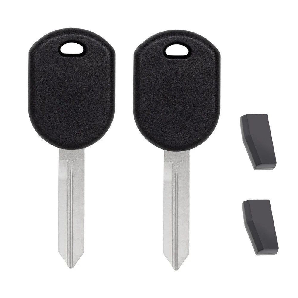 Uncut Transponder Key Replacement for Ford Expedition MKZ (4D63 Chip H84-PT)