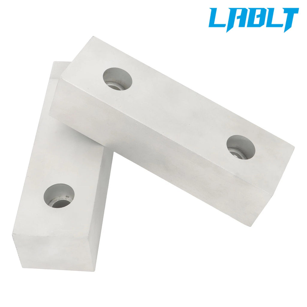 2X 8" Aluminum Machinable Soft Jaws for 8" Vises (LABLT)
