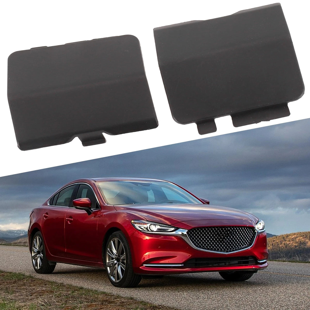 Rear Bumper Tow Hook Hole Cover Cap for Mazda 6 (2013–2018)