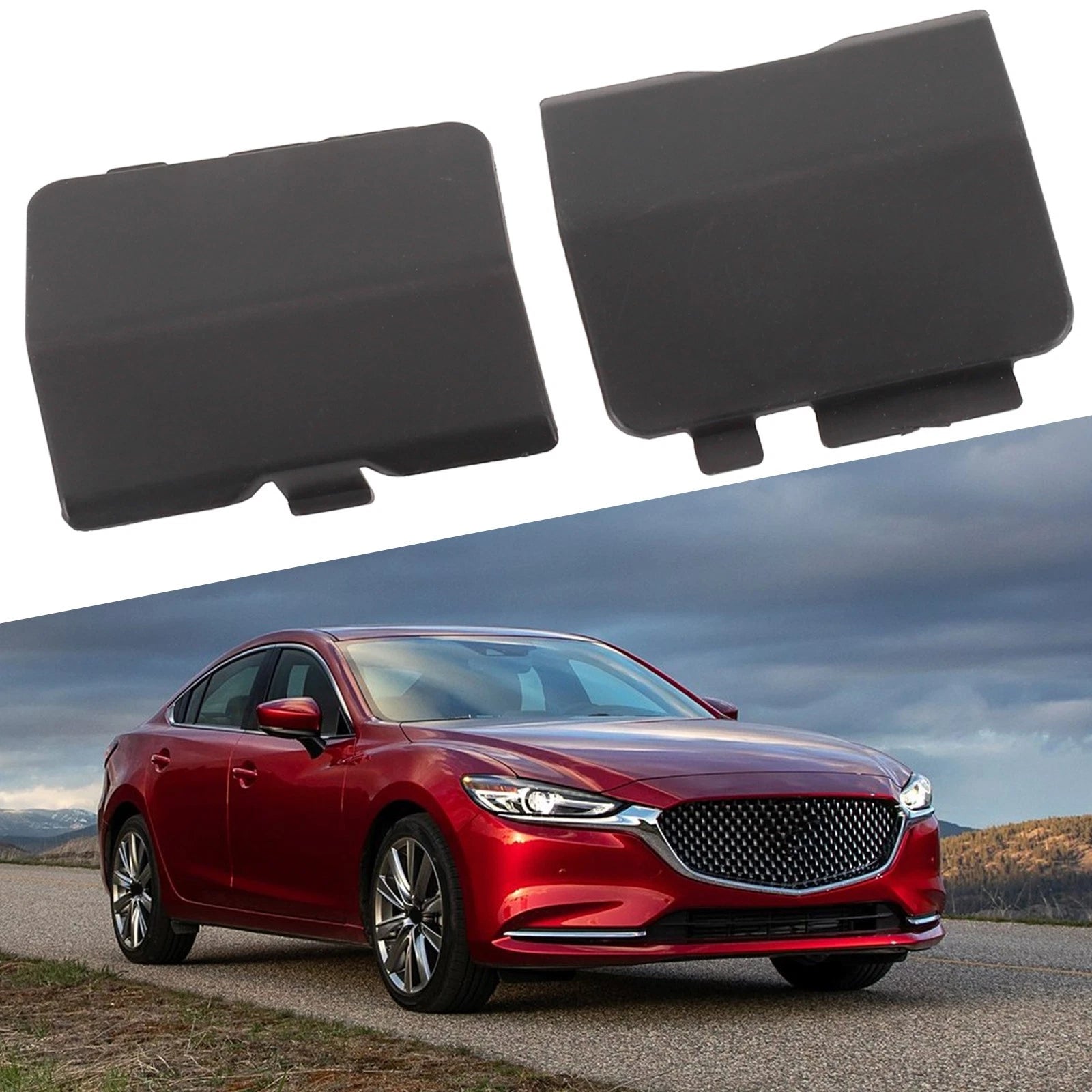 Rear Bumper Tow Hook Hole Cover Cap for Mazda 6 (2013–2018)