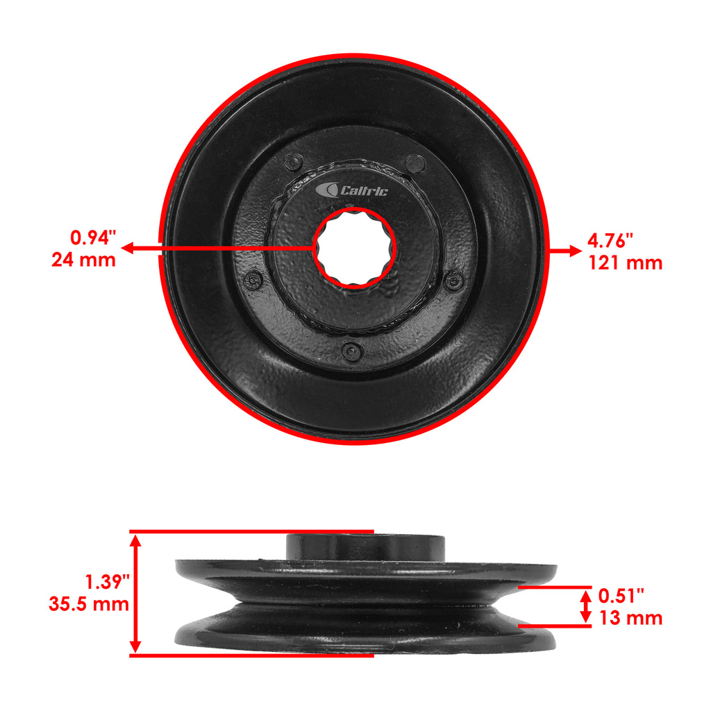 Deck Spindle Pulley Replacement for Husqvarna iZ21 iZ4819 iZ4821 (2005–2015)