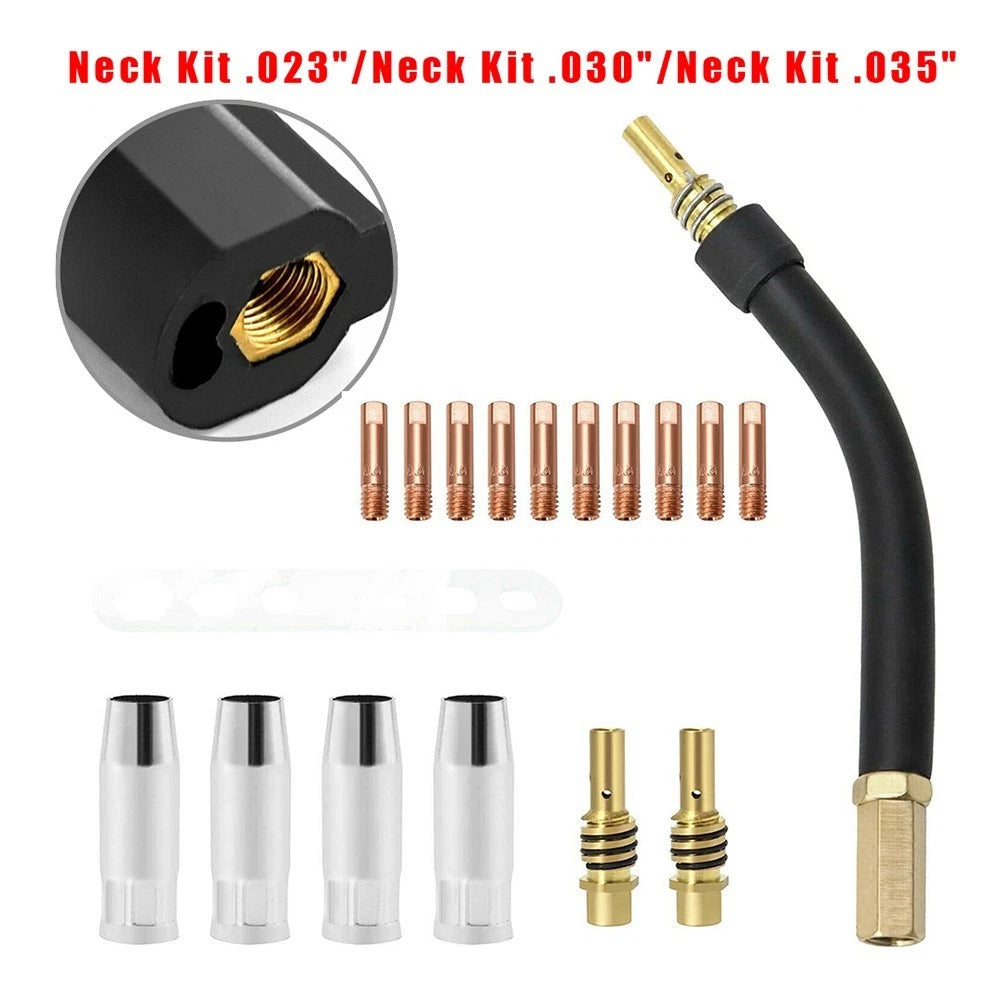 17pcs Welding Torch Accessories for AK15