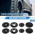 Car Holder Retainer Kit for Volkswagen Audi Plastic Black (2 Pack) (—)