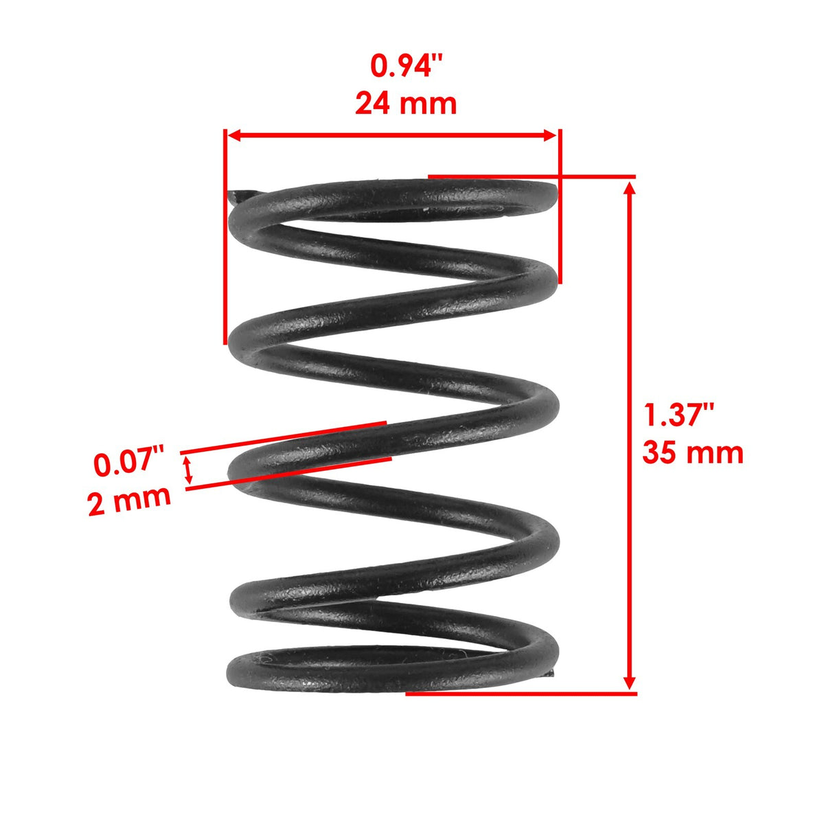 Engine Valve Spring Replacement for John Deere 425 445 455 Lawn Tractors (2x)