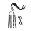 RGB Voice Control Floor Atmosphere Light for Universal Use (5V)