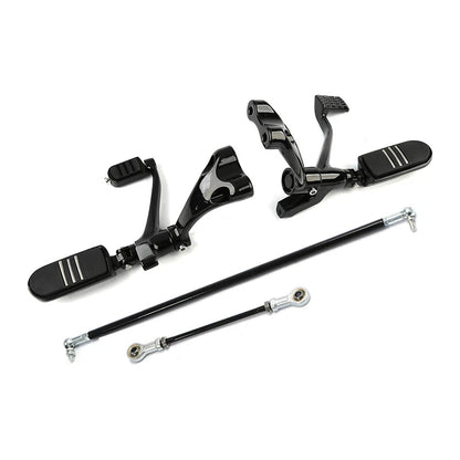 Control Forward Pegs Linkage Lever Kit for Harley Sportster XL1200 883 (2004–2013)
