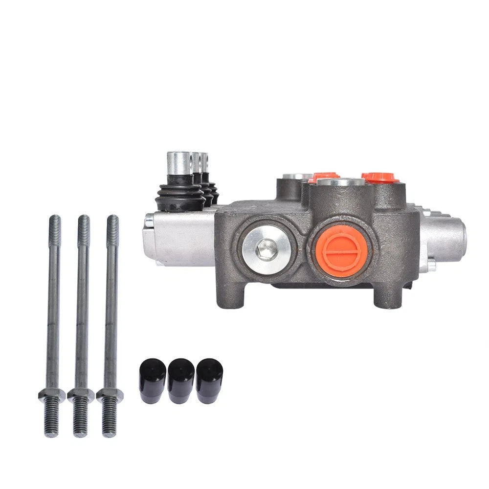 Hydraulic Monoblock Double Acting Control Valve for (3 Spool)