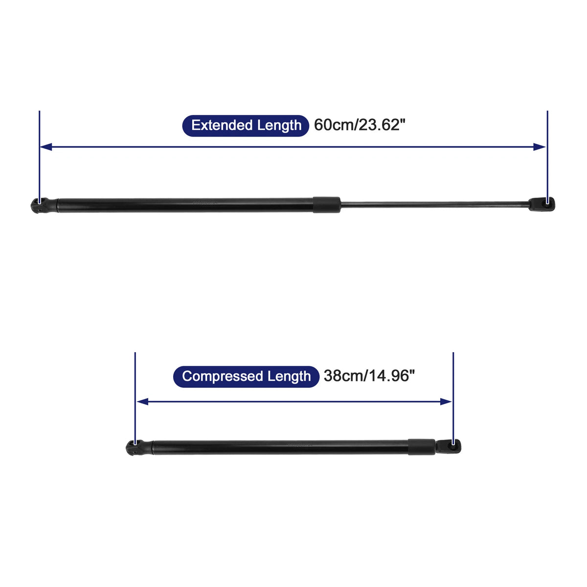 2 Pcs Rear Hatch Lift Support Struts No. 2039800764 for Mercedes-Benz C-Class