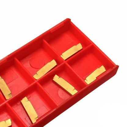 10pcs MGMN200-G Carbide Inserts for MGEHR MGIVR Grooving Cutter