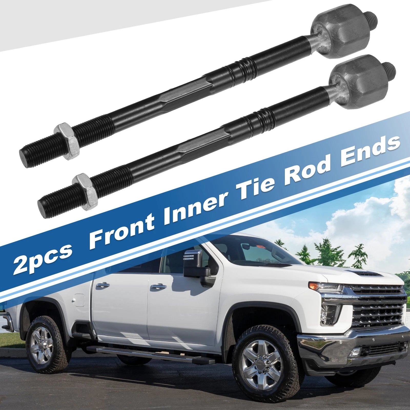 2pcs Front Inner Tie Rod End Links for Chevrolet Cruze (2011–2015)