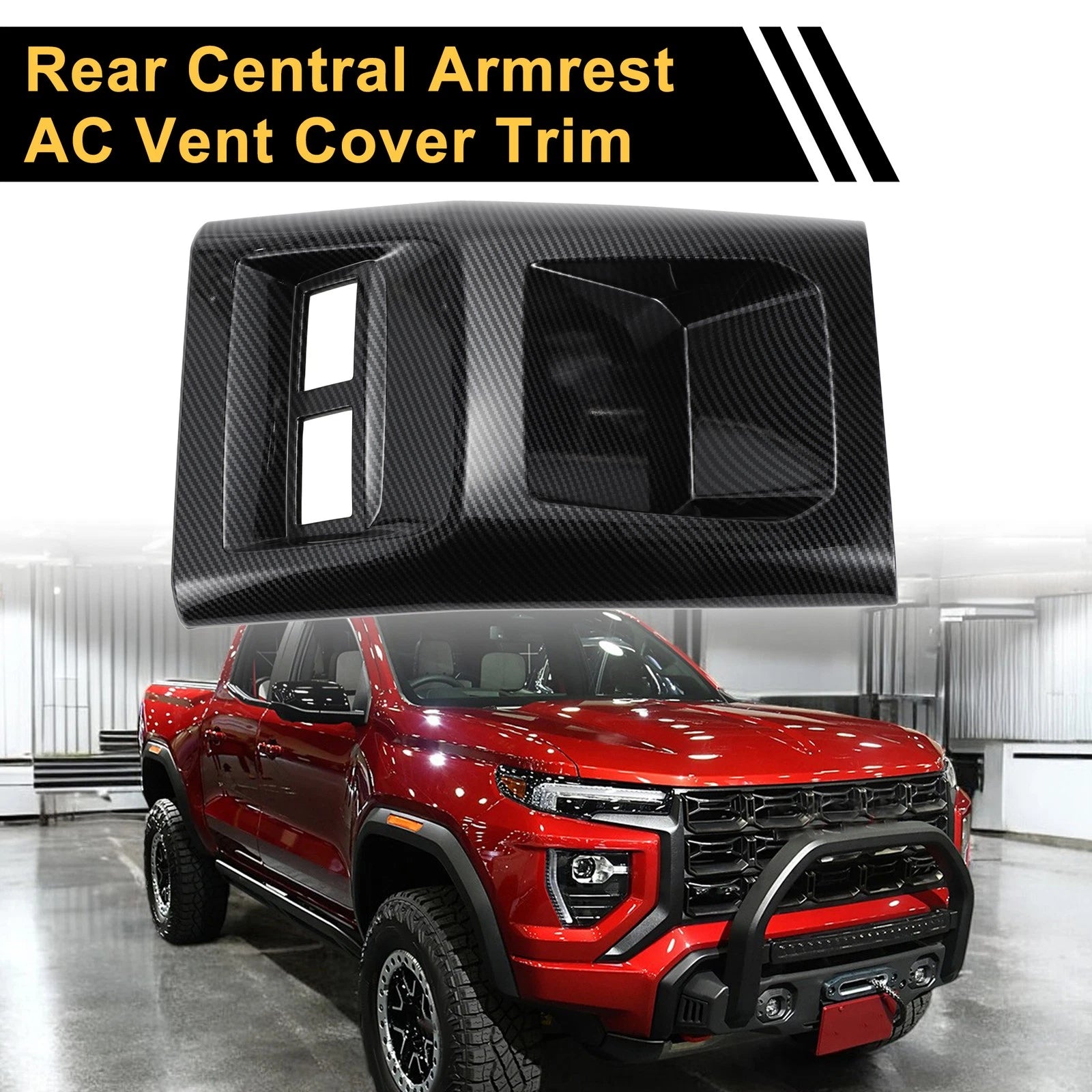 Center Armrest AC Vent Cover Trim Replacement for Chevy Colorado (2023–2024)